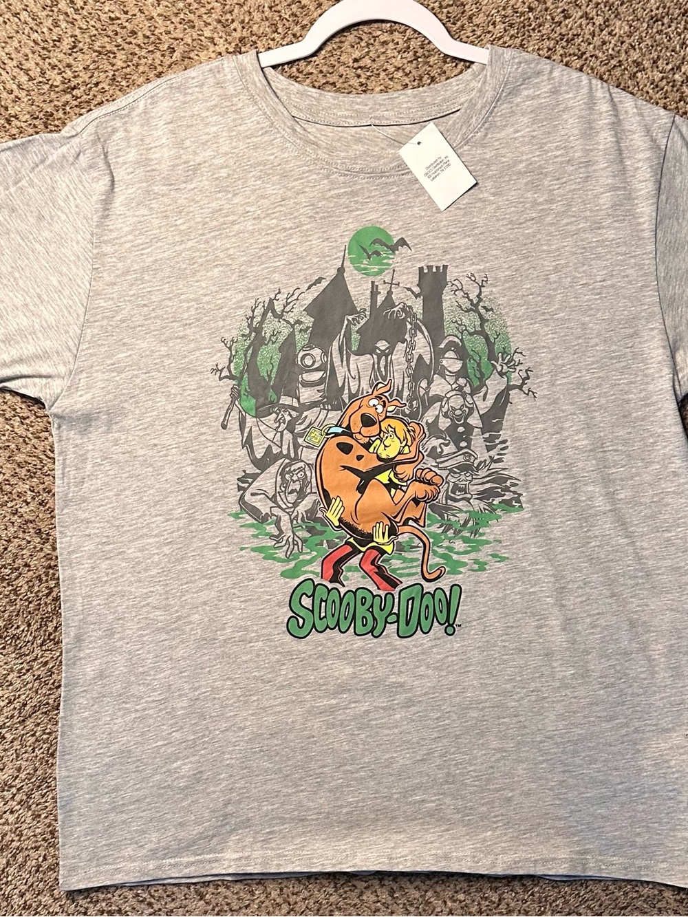 Scooby-Doo Graphic Short Sleeve T-Shirt - Heather Gray